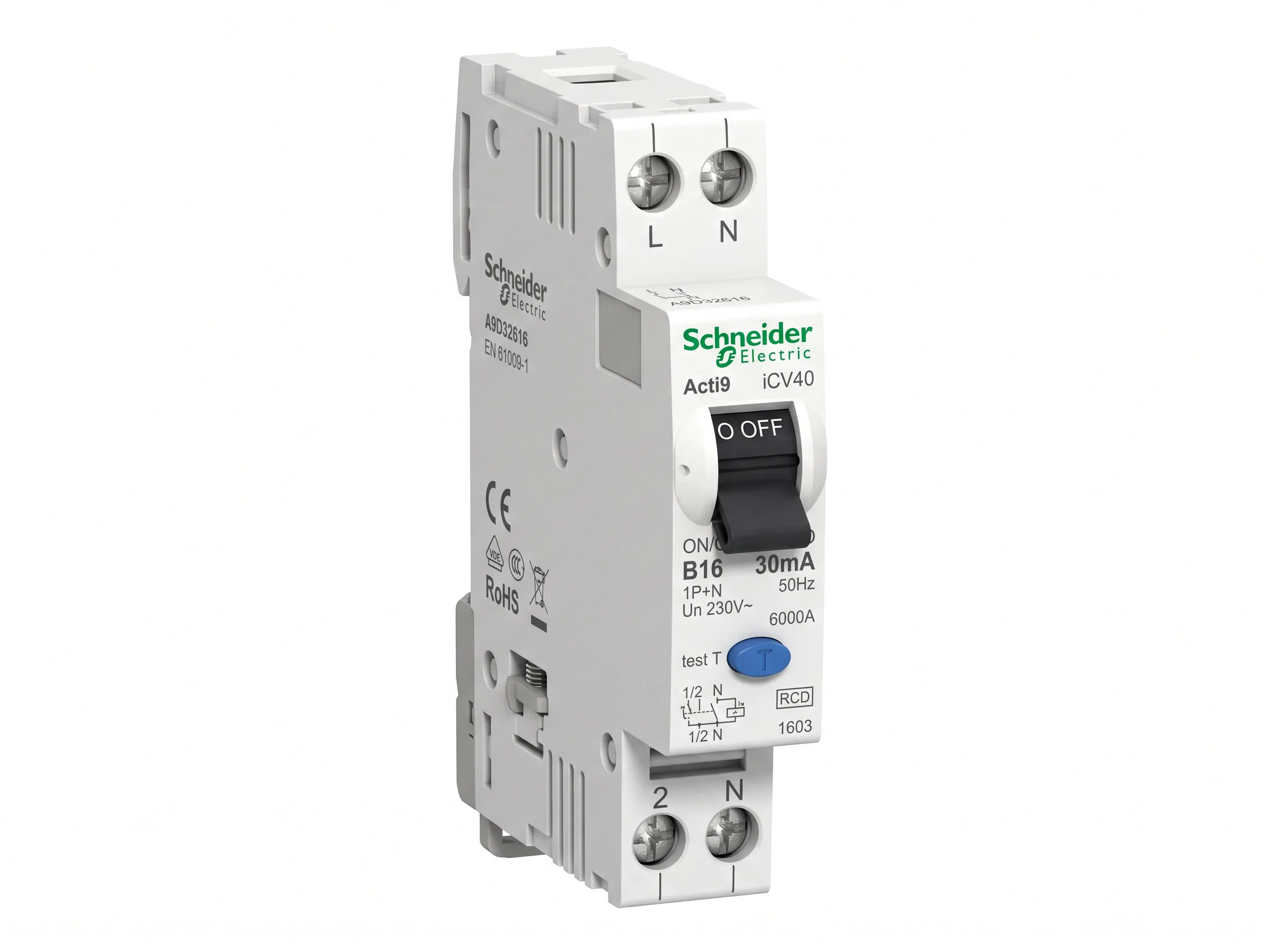 Acti9 iDPN Vigi · RCBO Schneider