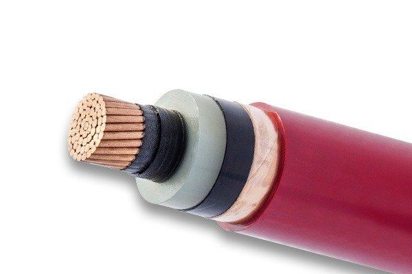 a close up of a close up of a cable with a cable Kabel Metal Indonesia